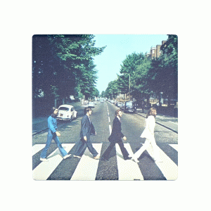 Подложка за чаша - Бийтълс - Abby Road